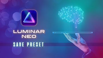 How To Save Presets In Luminar Neo
