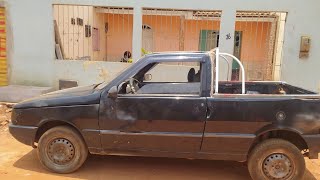 transforming the Fiat Uno into a pickup truck with a body Fiat Uno Pick Up
