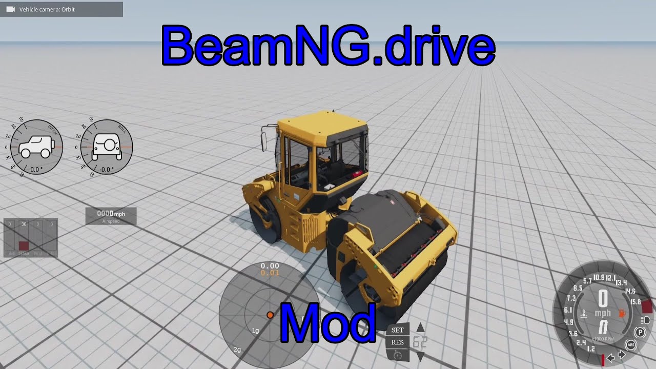 Giant Road Roller Rampage: BeamNG Mod Crashes & More in BeamNG Drive ...