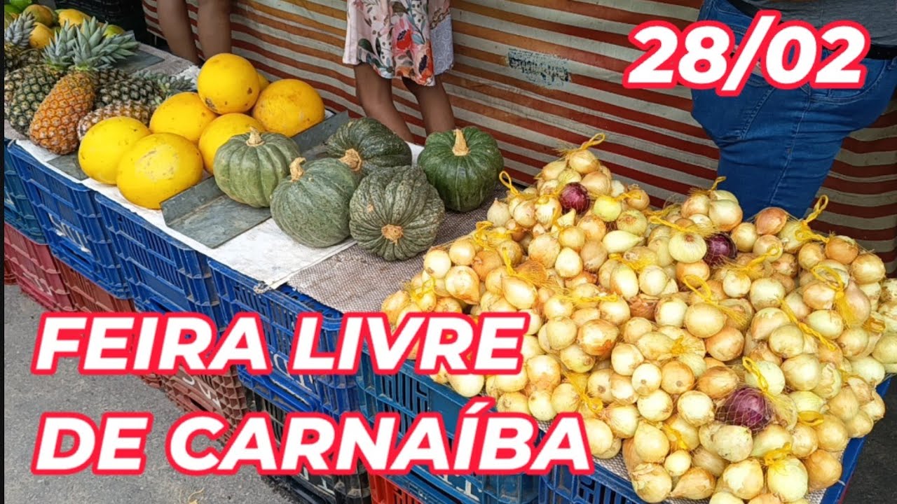 Feira livre de Carnaíba-PE (28/02/26)