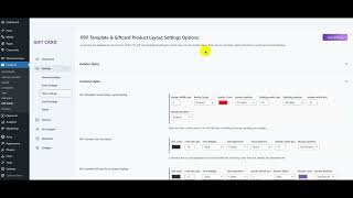PDF Template Content Body Layout Styling