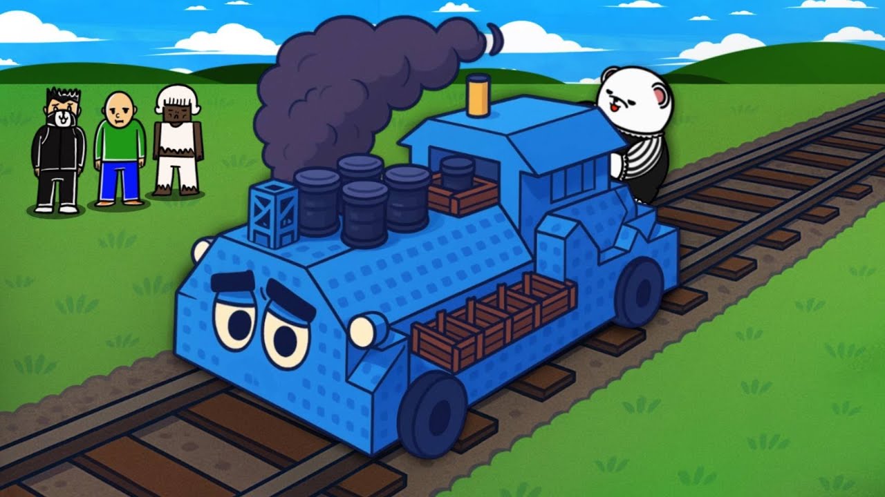 สร้างรถไฟ..พาเพื่อนเสี่ยงตาย 🚂 Roblox