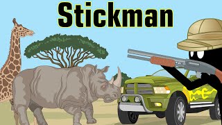 Stickman mentalist. Hunter. Safari