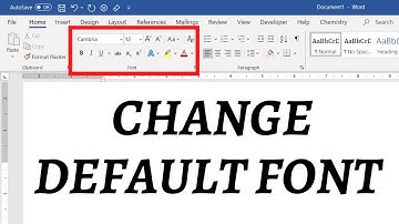 How to change default font in Word Set your favourite font as default in Word