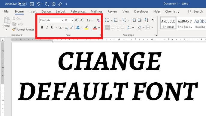 How to Change Default Font in Word - Conclusion