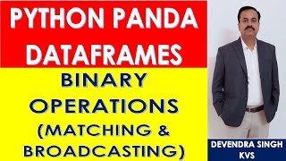 Binary Operations on DataFrame (Lecture 6) Profile