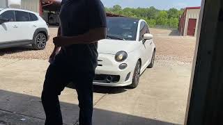Fixing the 2015 Fiat 500C Abarth no-start situation. Oil drains from multi-air brick. No start.