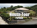 Portland House Tour | 4 Bedroom, 5 Bath| Boston Jerk Center | Jamaica 2020 | Vlogust
