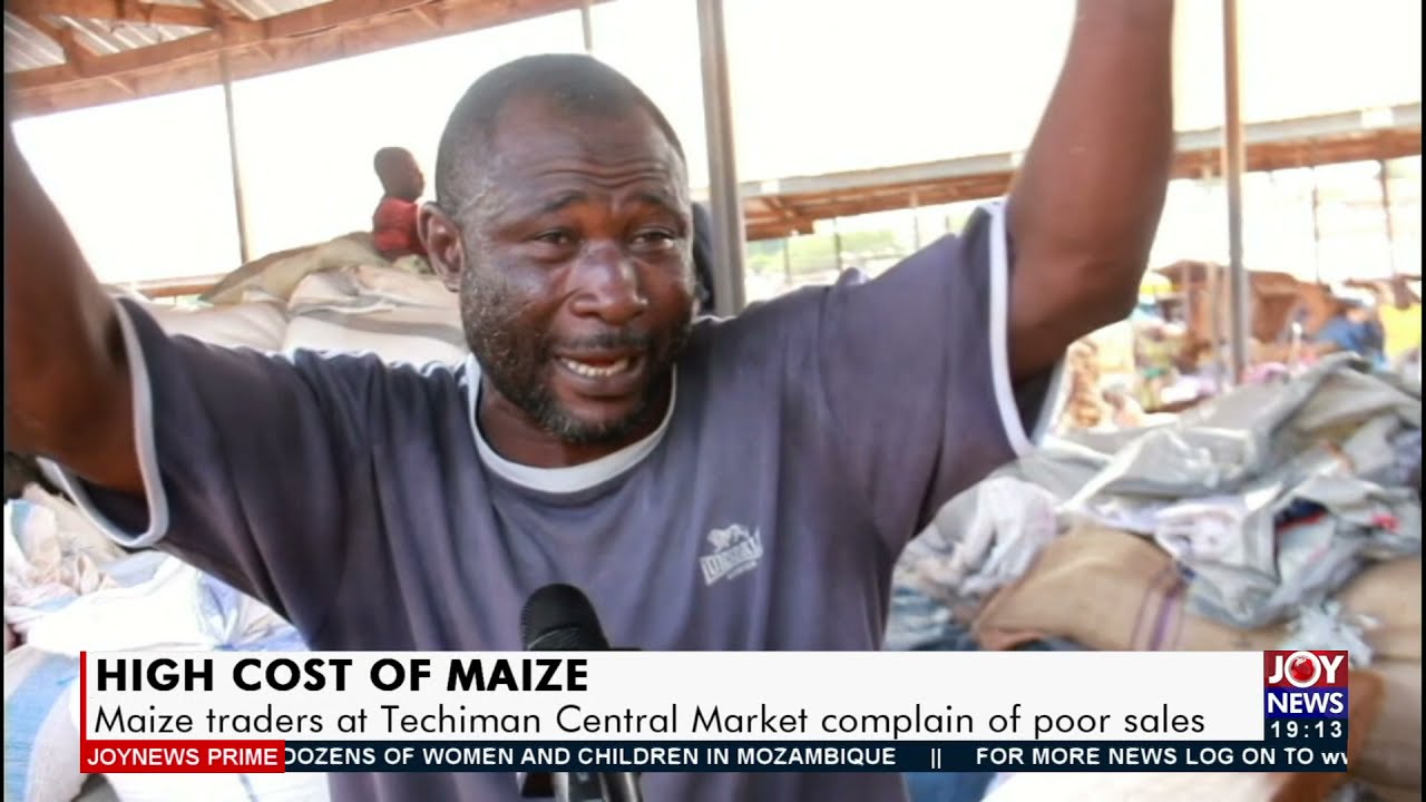 High Cost of Maize: Maize traders at Techiman Central Market complain of poor sales (23-9-21)