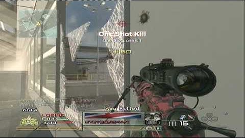 Modern Warfare 2: The Most Random No Scope Ever!