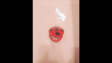 My new ladybug yoyo||#diy #tutorial #miraculousladybug  #ytshort #yoyo #craft