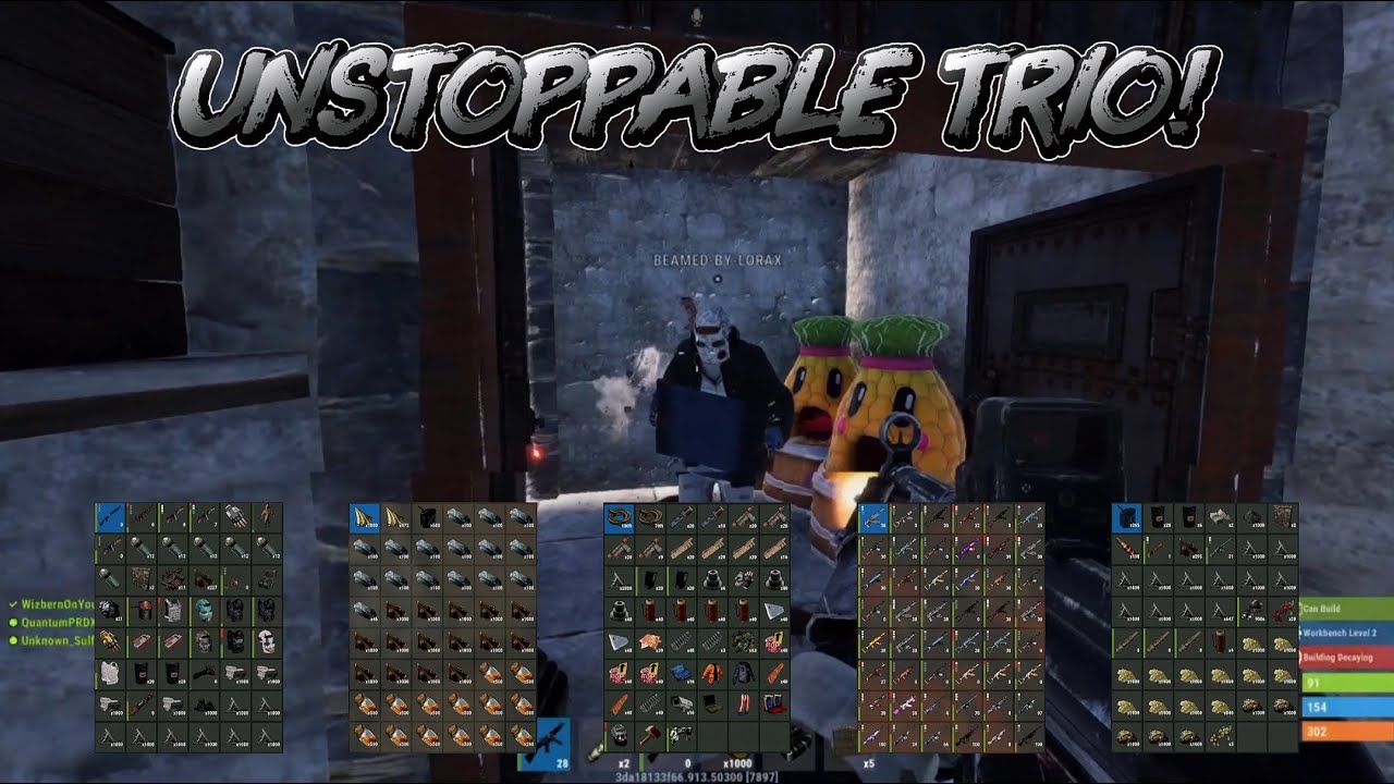 THE UNSTOPPABLE TRIO! - Rust Console - YouTube