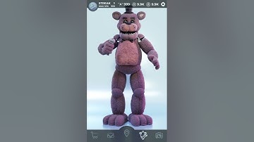 Stylized Freddy FNaF Workshop Animation