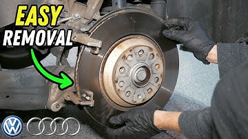 How To Remove the Rear Rotor WITHOUT Taking OFF the Caliper Bracket: Tutorial and Tips | VW and Audi