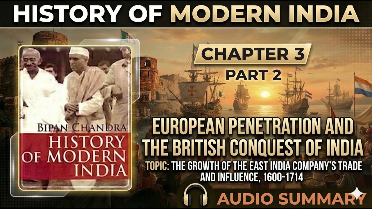 CH - 3 | PART - 2 | THE GROWTH OF THE EAST INDIA COMPANY’S TRADEAND INFLUENCE, 1600–1714  
