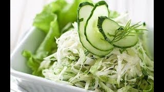 Салат из капусты и огурцов в горячем маринаде! Cabbage and cucumber salad in hot marinade Салат из капусты и огурцов в горячем маринаде! Cabbage and cucumber salad in hot marinade