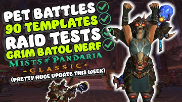 Finally, the REAL content was added to the MoP BETA (For me anyway...)