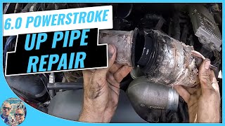 6.0 Powerstroke - Up Pipe leak - Emergency Fix