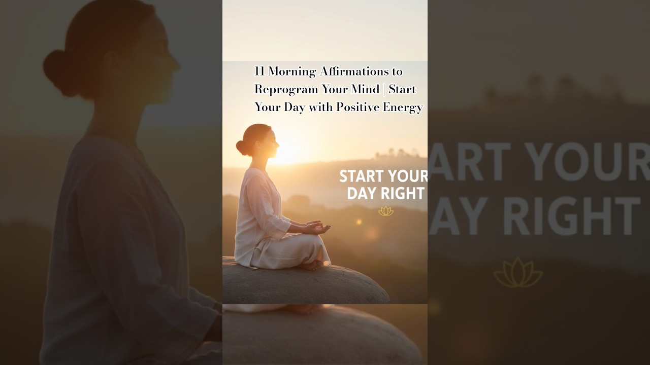 11 Morning Affirmations to Reprogram Your Mind | Start Your Day with Positive Energy