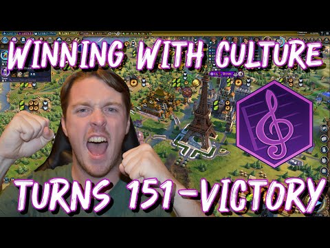 Wie man gewinnt eine Kultur Sieg in Civilization 6 - Turns 151- SIEG!