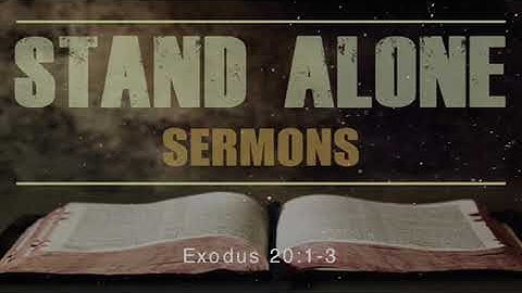 The First Commandment - Exodus 20:1-3