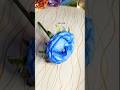 Diy how to make tissue paper rose flower/Aesthetic rose craft ideas/ #diy #shorts #craft #viralvideo