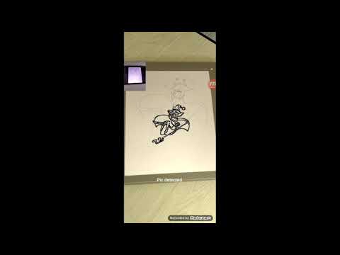 Unity AR + OpenCV Detect picture from document.