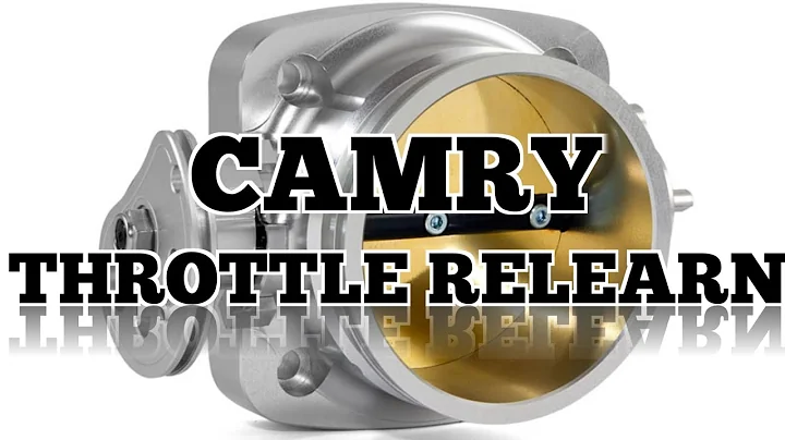 2002-2006 Toyota Camry Idle/Throttle Relearn Procedure