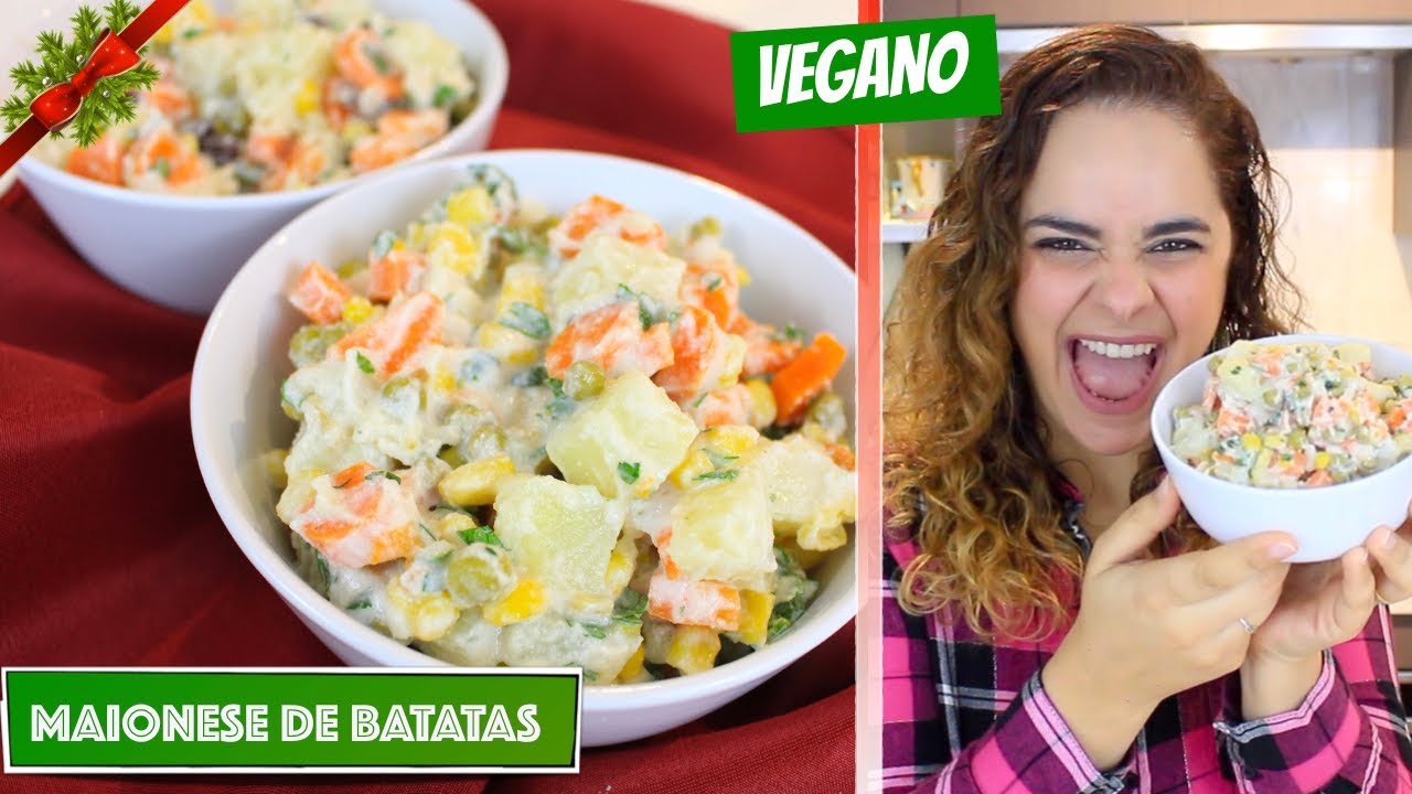 A MELHOR MAIONESE DE BATATAS DO MUNDO É VEGANA! #651 | Receitas da Mussinha