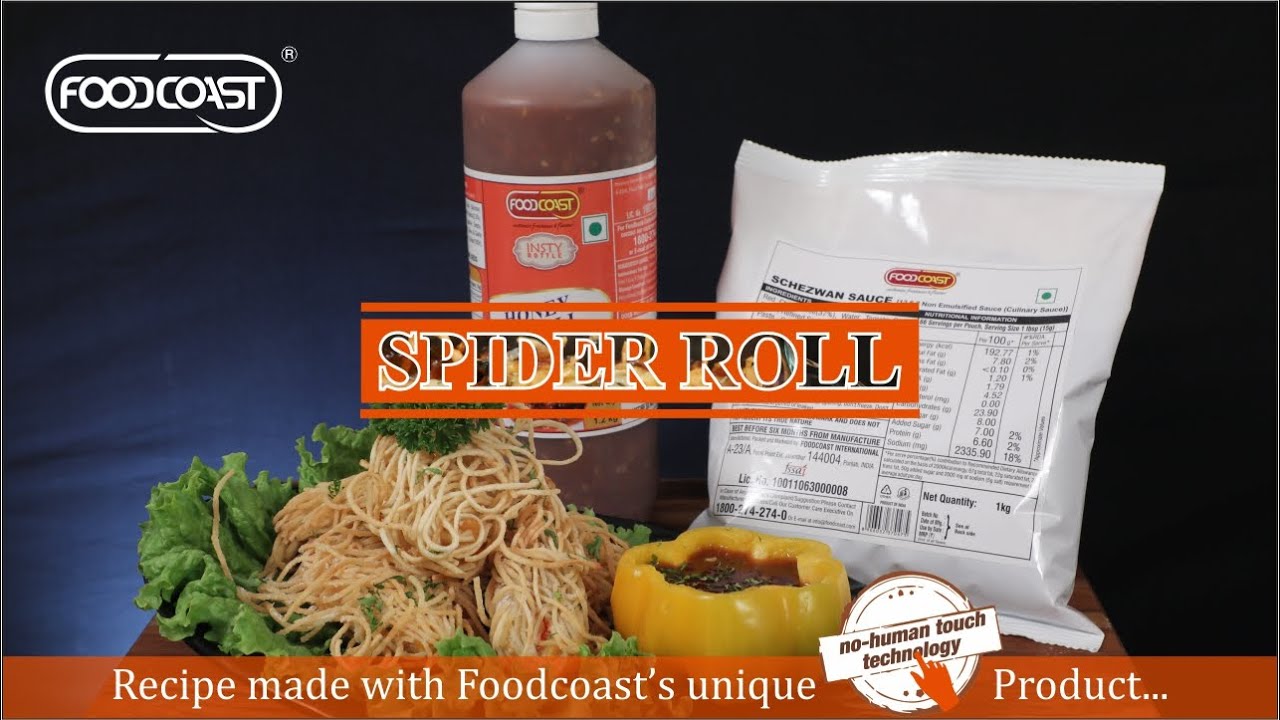Spider Roll made with Foodcoast Schezwan Sauce| Foodcoast Recipes 2023