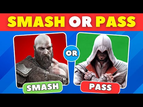 SMASH or PASS 🔥 HOTTEST Videogame Male Characters EVER