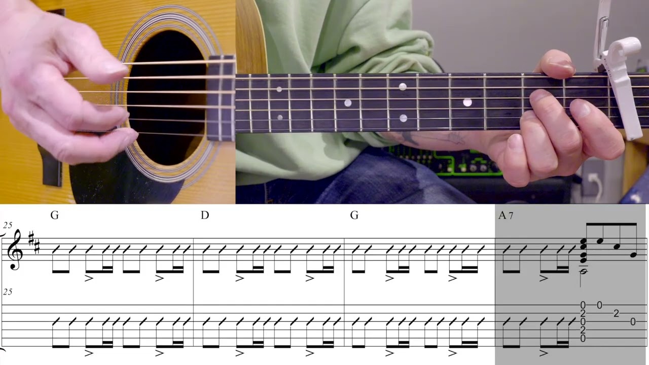 고급용[상팔가족 전용] 찬비 기타 TAB - 윤정하 기타레슨(기타강의,기타강좌,기타강습)