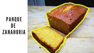 Panque de Zanahoria| Receta Facil