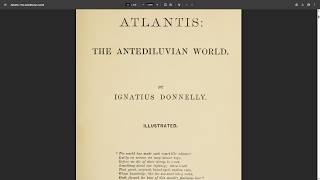 [PT01] [Annotation + Commentary] Atlantis : The Antediluvian World