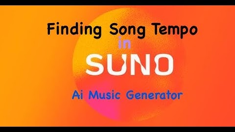 Finding Song Tempo in Suno  ( !!! - IT WORKS WITH 10 CREDITS STEMS )