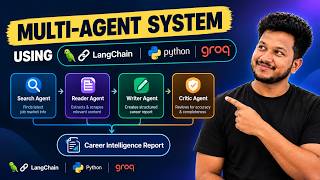 Build a Multi-Agent AI System Using LangChain | Python | LLM | Tools | AI Career Research Assistant