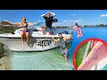 I Cut My Leg On Jiggin with Jordan's Old Survival Boat!!