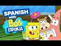 Learn spanish with tv shows spongebob sandy runs out of air