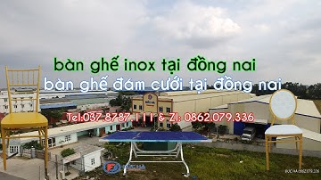 Bàn ghế inox tại đồng nai,Xưởng sản xuất bàn ghế đám cưới