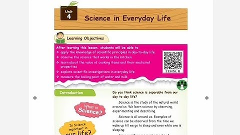 3 std science / Science in every day life/ unit 4 / term 1.