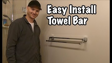 How to Install a Towel bar
