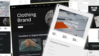 Website Builder for Stylist | Clothing Brand Website Template | MarkM5 Mobirise Theme
