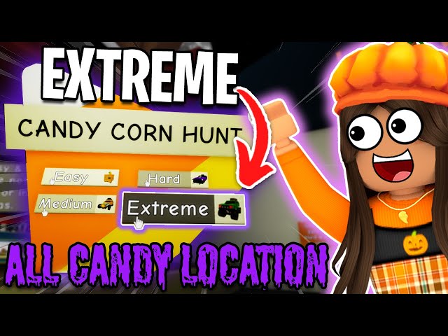 How to find all Extreme Candy Corn in Roblox Brookhaven Halloween