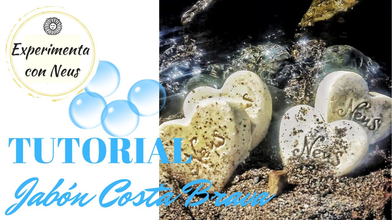 Jabón con agua del mar. Jabón Costa Brava