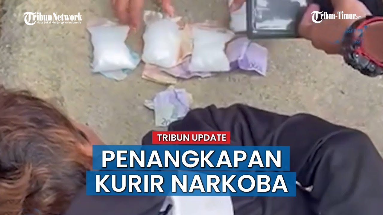 Detik-detik BNN Babel Tangkap Kurir Narkoba Jaringan Asal Palembang, Ratusan Gram Sabu-sabu Disita