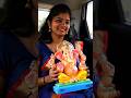ganpati Bappa ka agaman with sweet girl 🙏🥰🚩 #ganesh #ganpati #balganesh #ganeshmantra #bappa #shorts