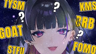 【ENGLISH STUDY】LEARNING COOL ENGLISH ABBREVIATIONS【NIJISANJI EN | Meloco Kyoran】