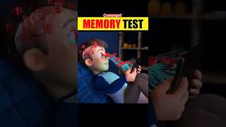 memory test. comment on this video. see the full video. #shorts #memory #test