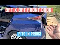 Transporting an 8FT Front Door in a Toyota Prius?!