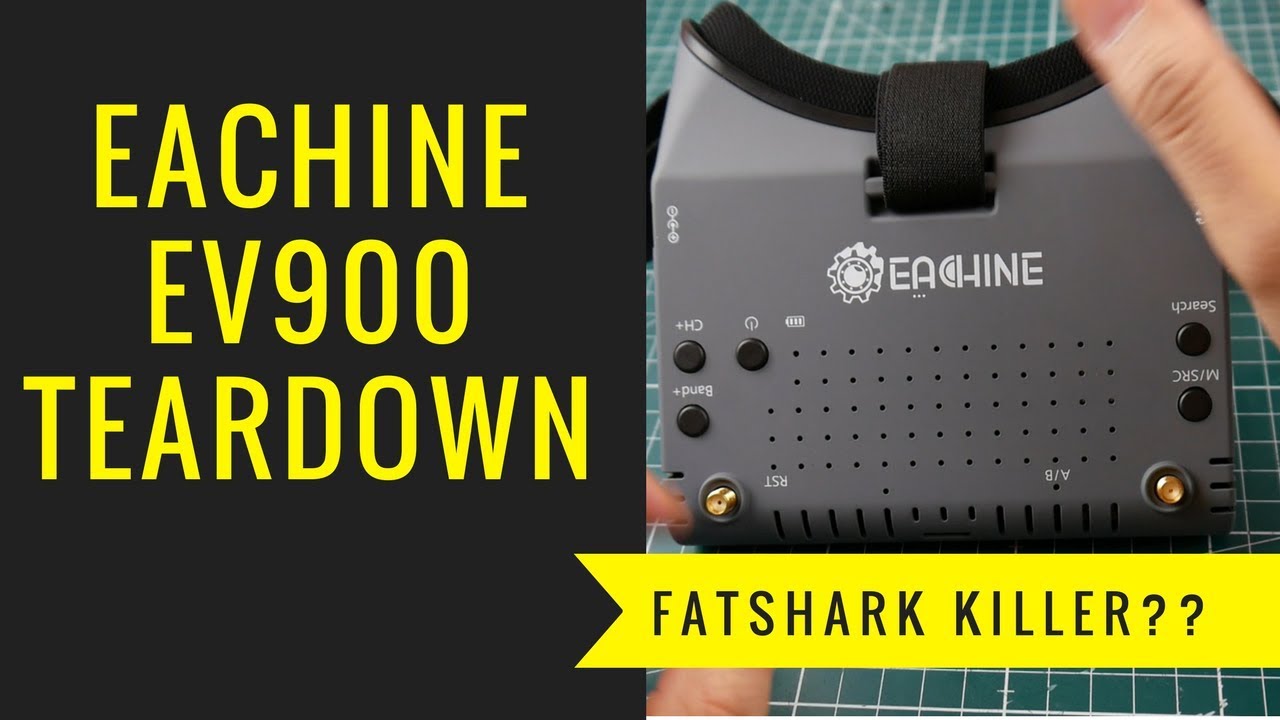 Eachine EV900 FPV Goggles// Overview and Teardown